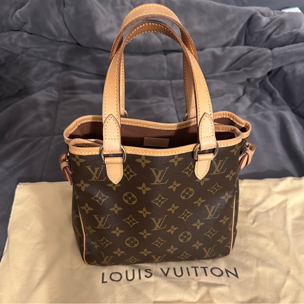 Louis Vuitton Batignolles PM Brown Monogram Small Tote Bag